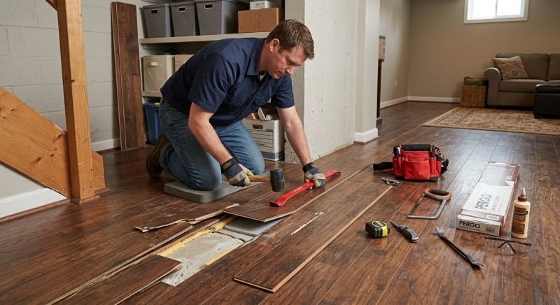 Damaged Hardwood Floor Repair Service